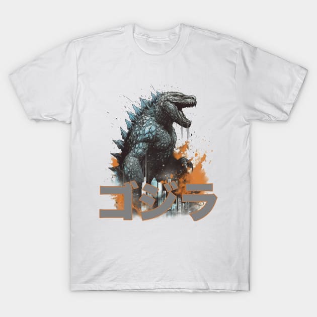 Urban Godzilla T-Shirt by Ciokermatt